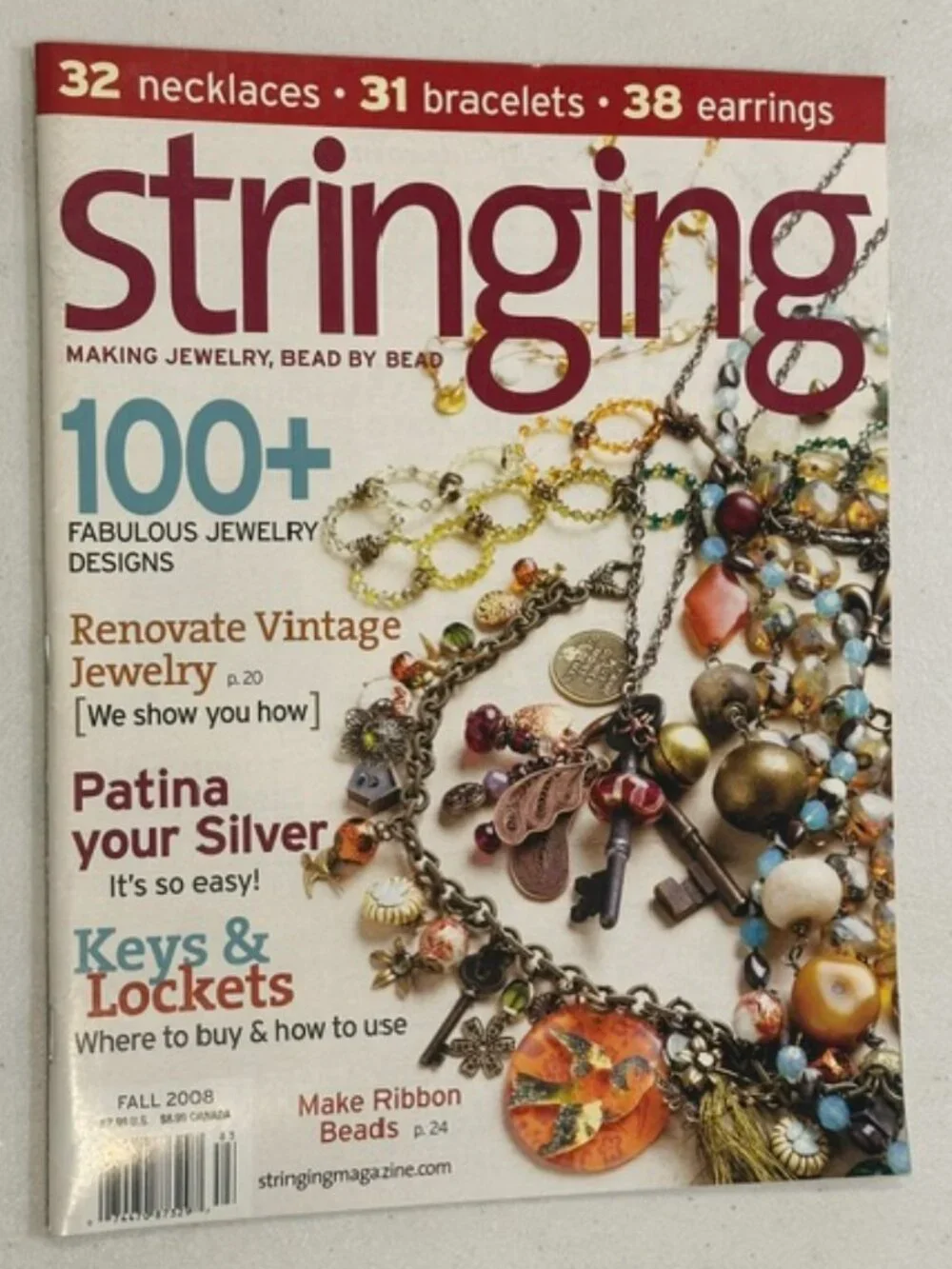 FOUR (4) Issues of Stringing Magazine-Spring, Summer, Fall & Winter 2008